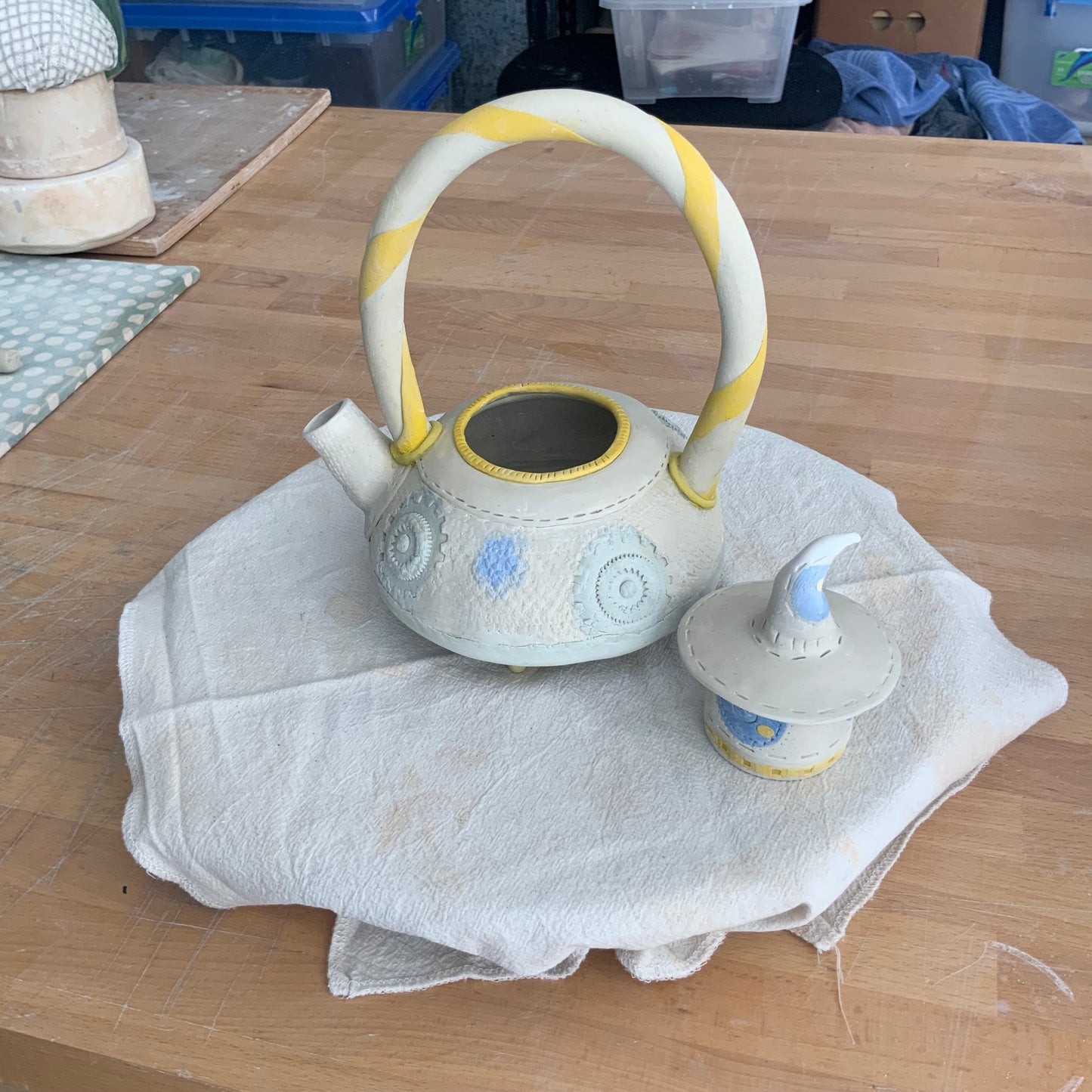 Whimsical Ceramic Teapot workshop