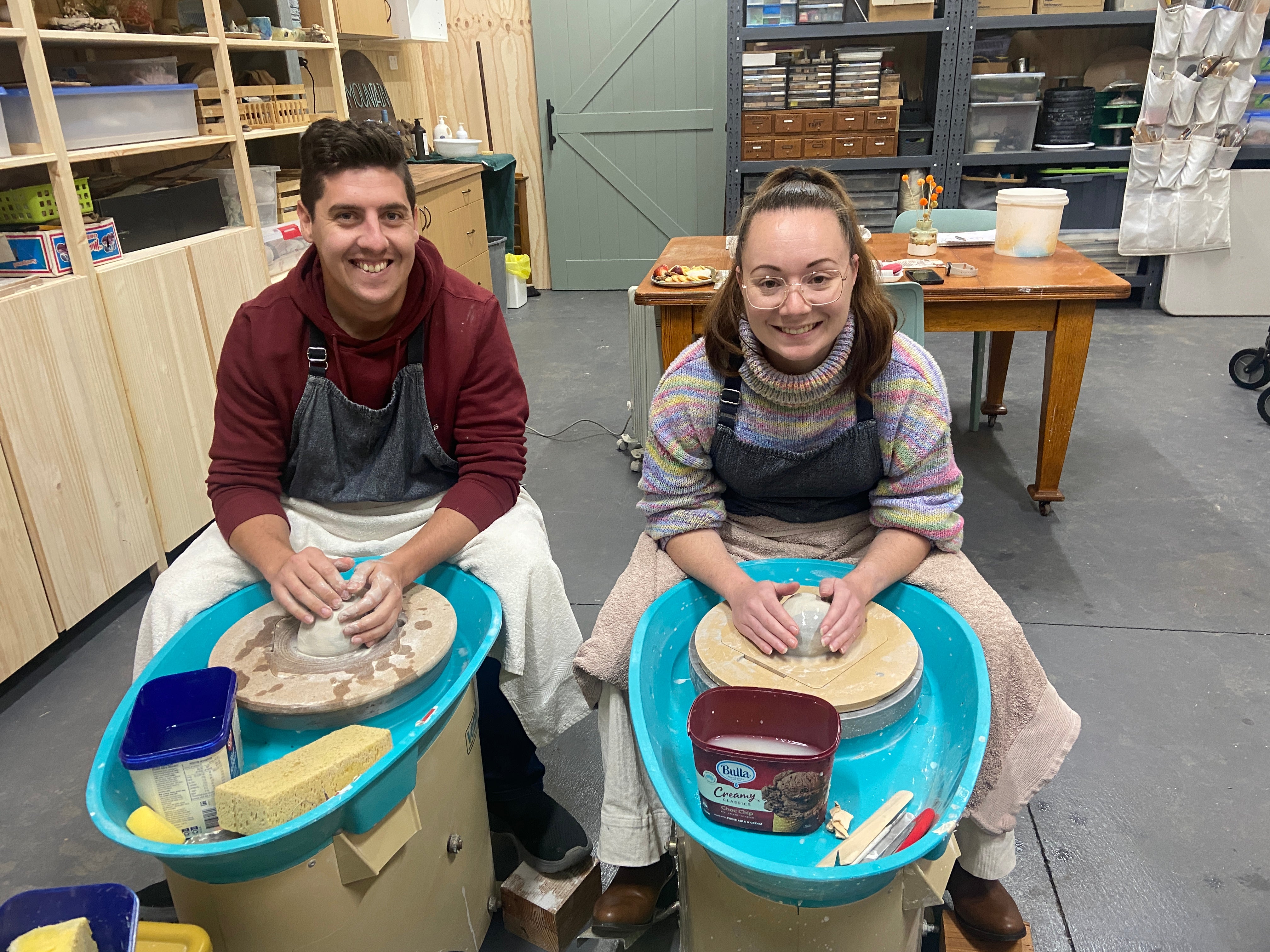 VIP Date Night for 2 in the ceramic studio