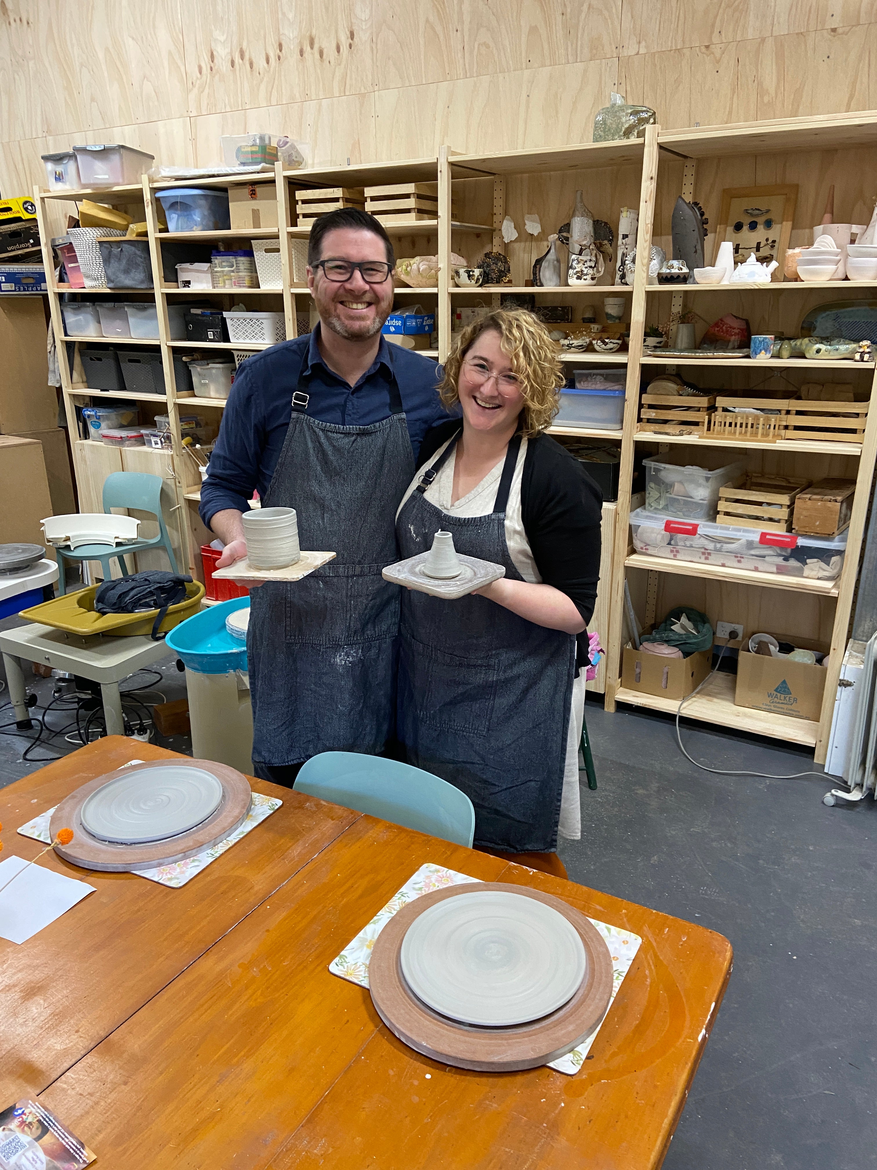 VIP Date Night for 2 in the ceramic studio