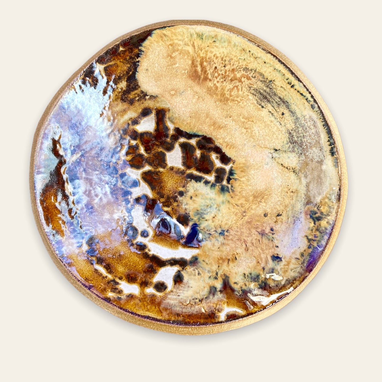 mottled earth range - side plate